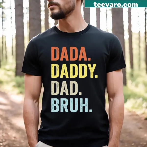 Funny Father's Day T-shirt featuring playful text for dads