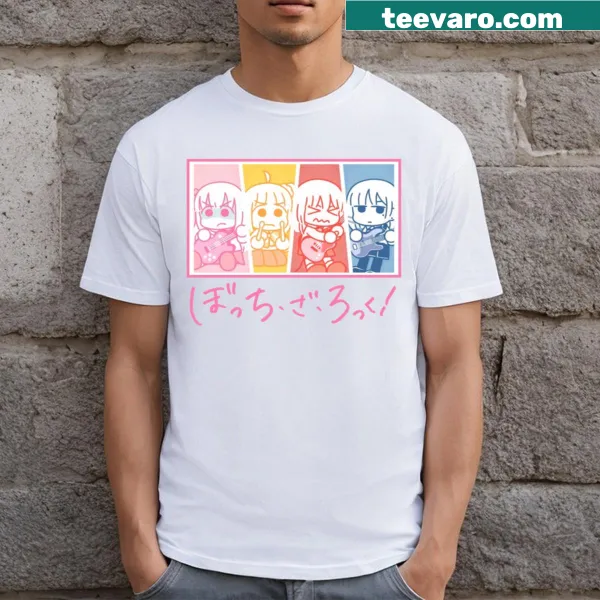 Funny Hitori Gotou Bocchi The Rock! t-shirt with humorous text