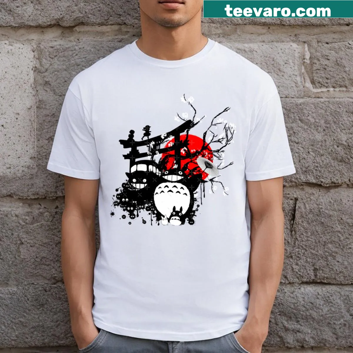 Culturally inspired T-shirt celebrating Japan, perfect for travelers. — on a men's t-shirt