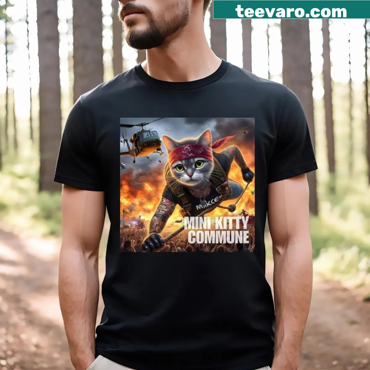Rescue Team 2024 t-shirt with bold graphic design — on a men's t-shirt