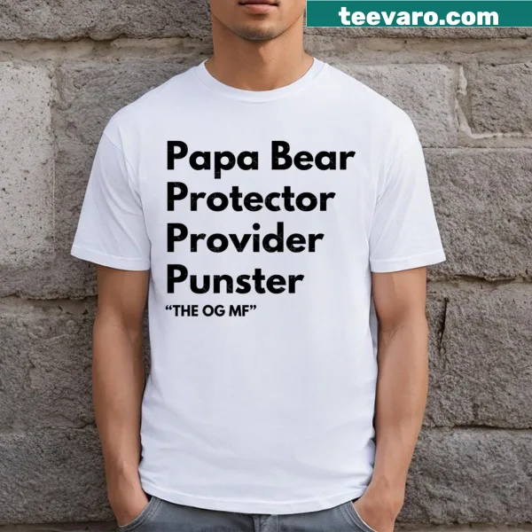 Papa Bear T-shirt designed for Father's Day gift