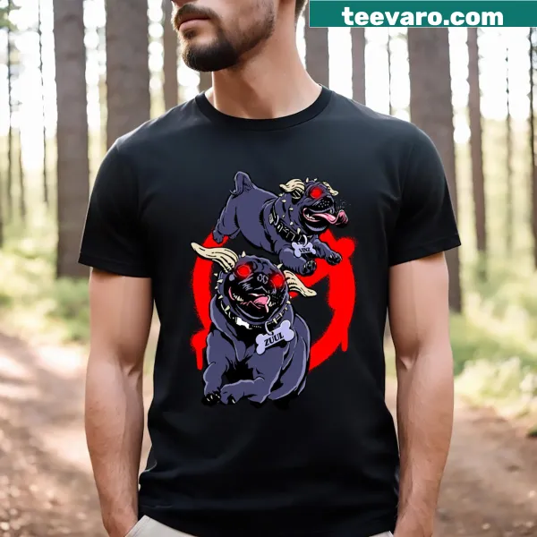 Fantasy-inspired Gapekeeper and Keymaster graphic T-shirt