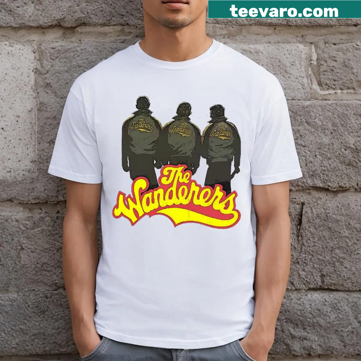 Illustration for wanderlust on The Wanderers T-shirt — on a men's t-shirt