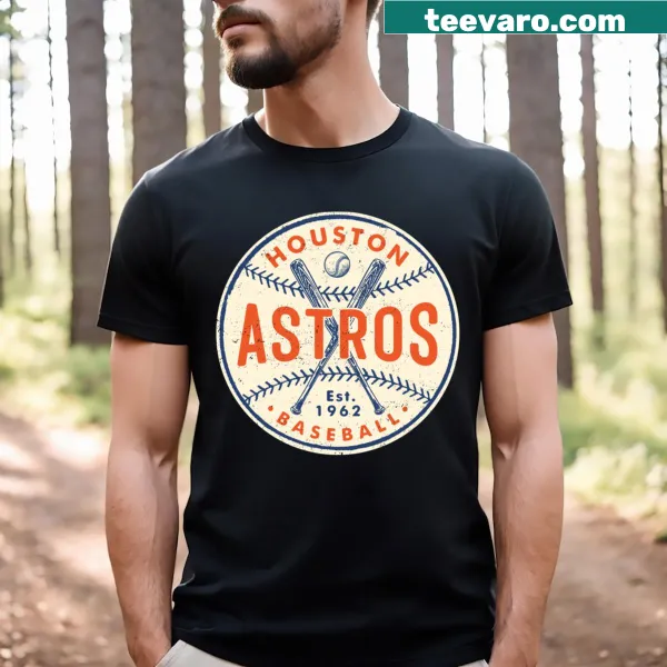 Vintage distressed Houston Astros t-shirt with classic design
