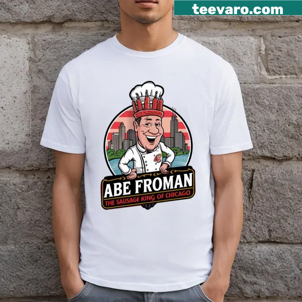 Simple typography T-shirt featuring the phrase 'Abe Froman'