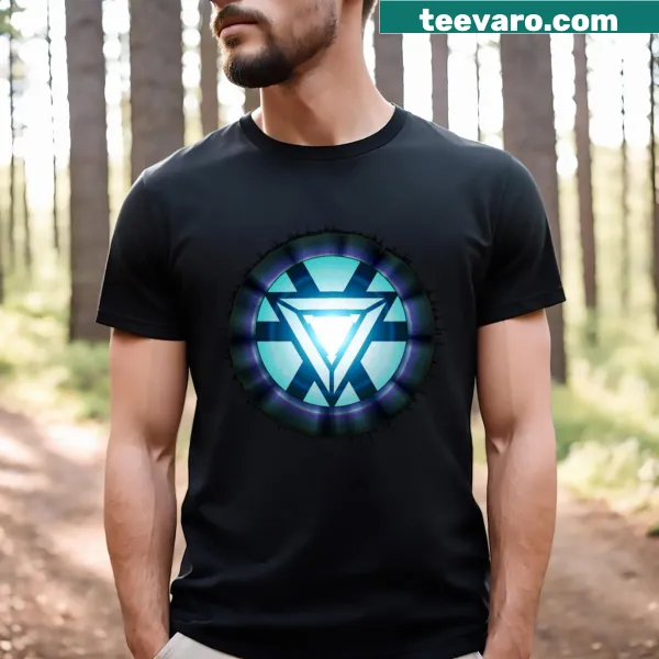 Typography T-shirt featuring the phrase 'Artificial Heart Essential'