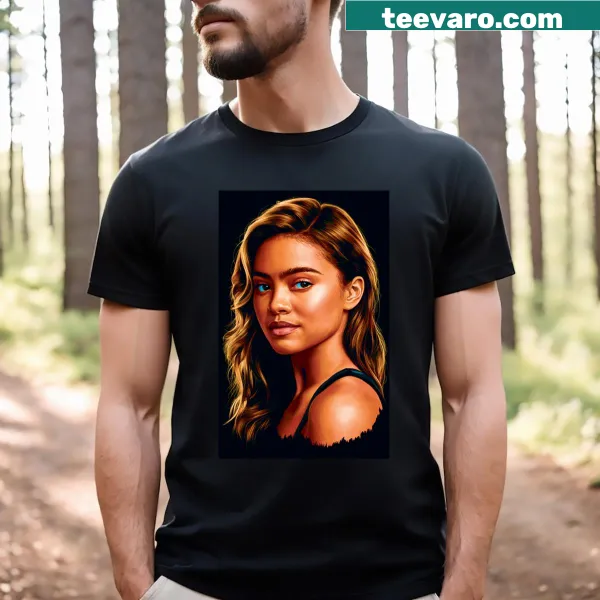 Playful graphic inspired by Challengers movie on T-shirt