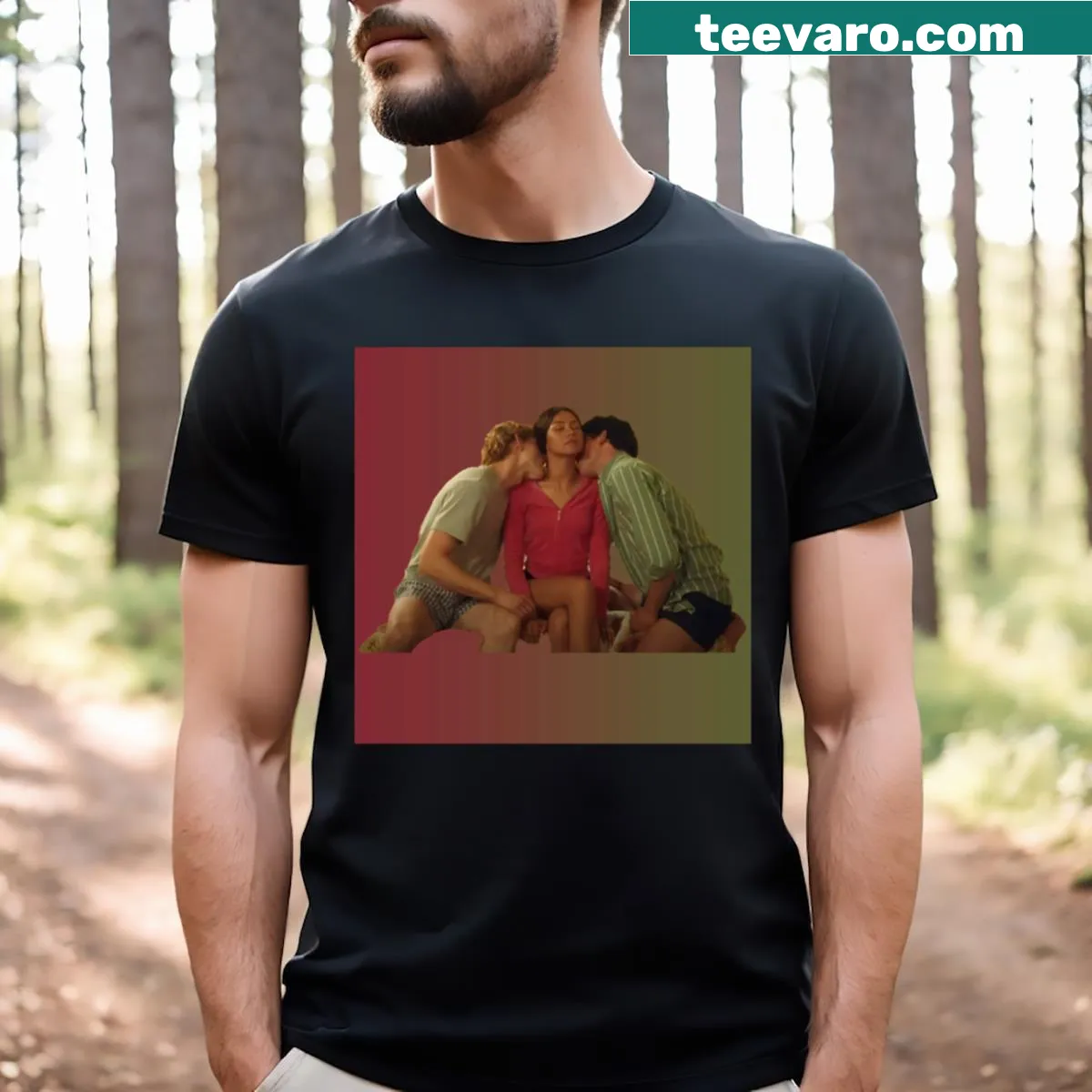 Challengers Movie T-shirt featuring cinematic design elements — on a men's t-shirt