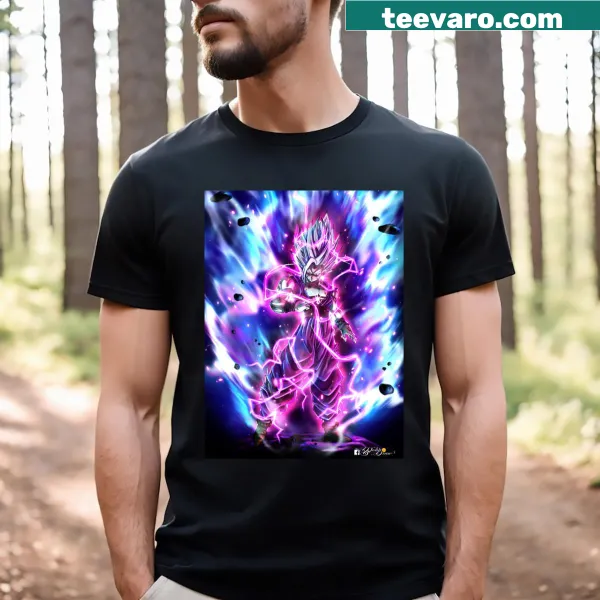 Gohan in his Beast form illustrated on a t-shirt