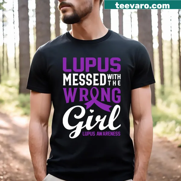 Supportive T-shirt with Lupus awareness message
