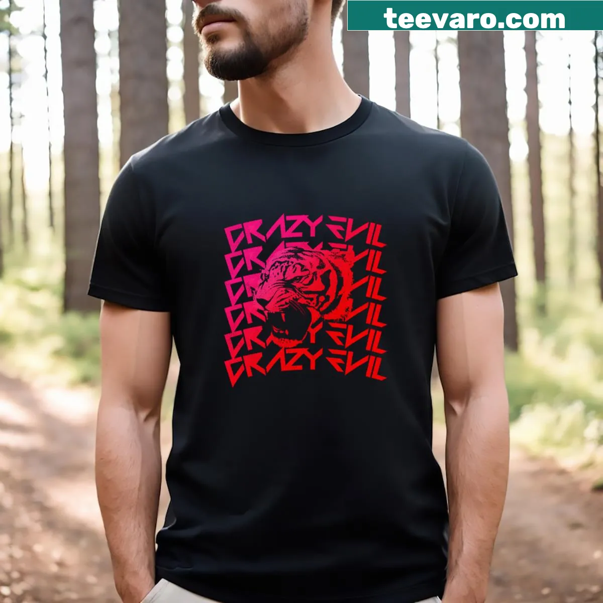 T-shirt featuring playful photography-themed illustration and camera elements. — on a men's t-shirt