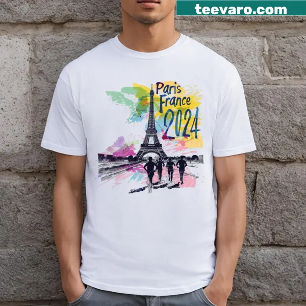 2024 Paris sports competition themed t-shirt