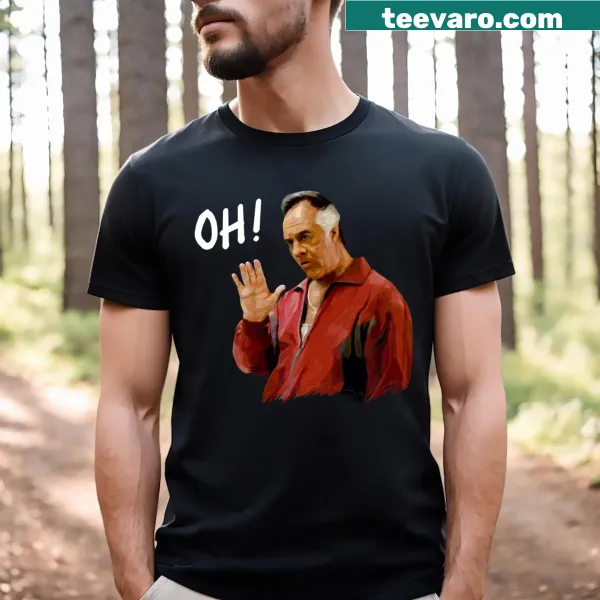 Minimalist silhouette design on Paulie T-shirt