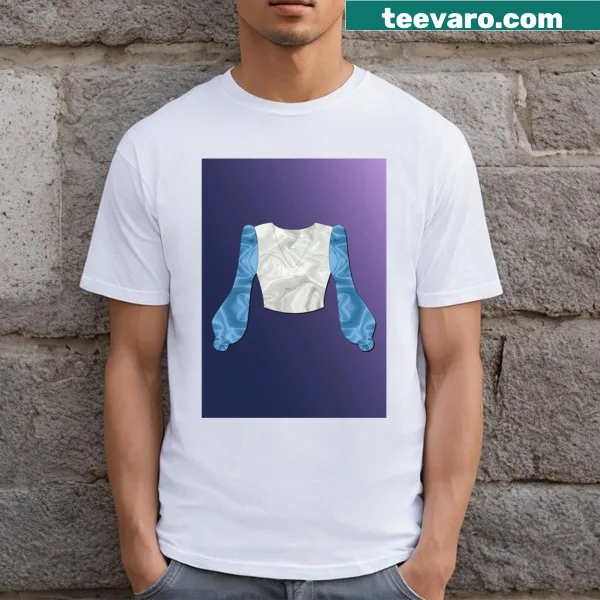 Minimalist design t-shirt with abstract typography
