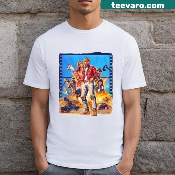 T-shirt featuring 'The Fall Guy 2024 Movie Colt And Jody' design