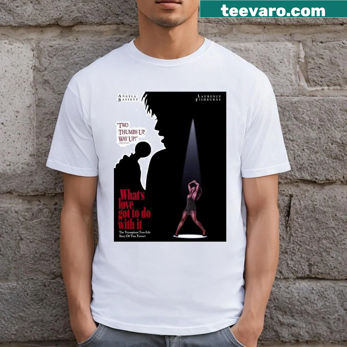 Illustration inspired by the movie What's Love Got To Do With It — on a men's t-shirt