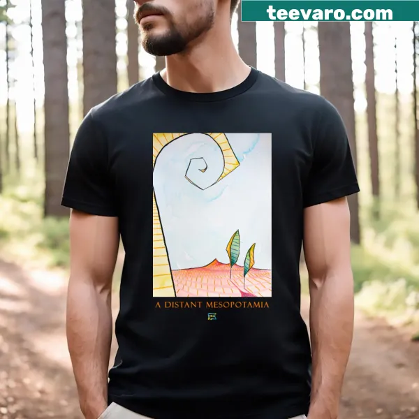 T-shirt inspired by ancient Mesopotamia with historical imagery