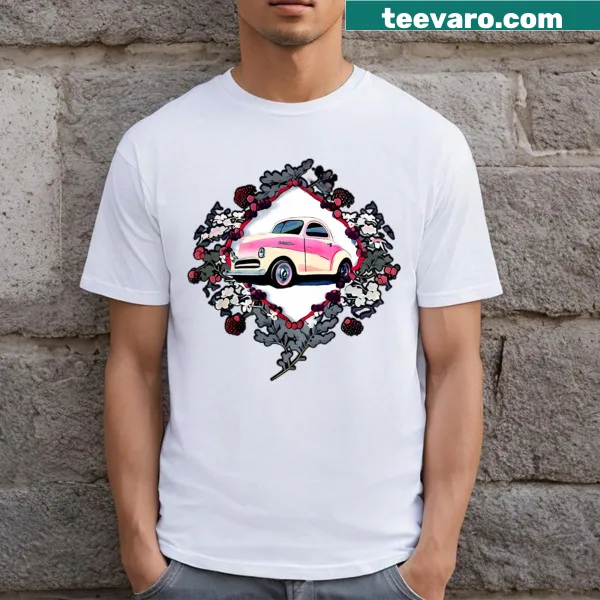Vintage distressed hotrod t-shirt with classic car graphic