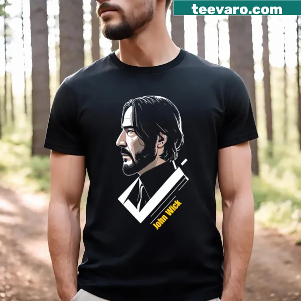 Illustrative John Wick shirt featuring the iconic character