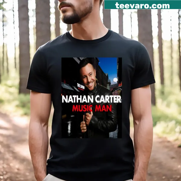 Nathan Carter-themed T-shirt with bold typography