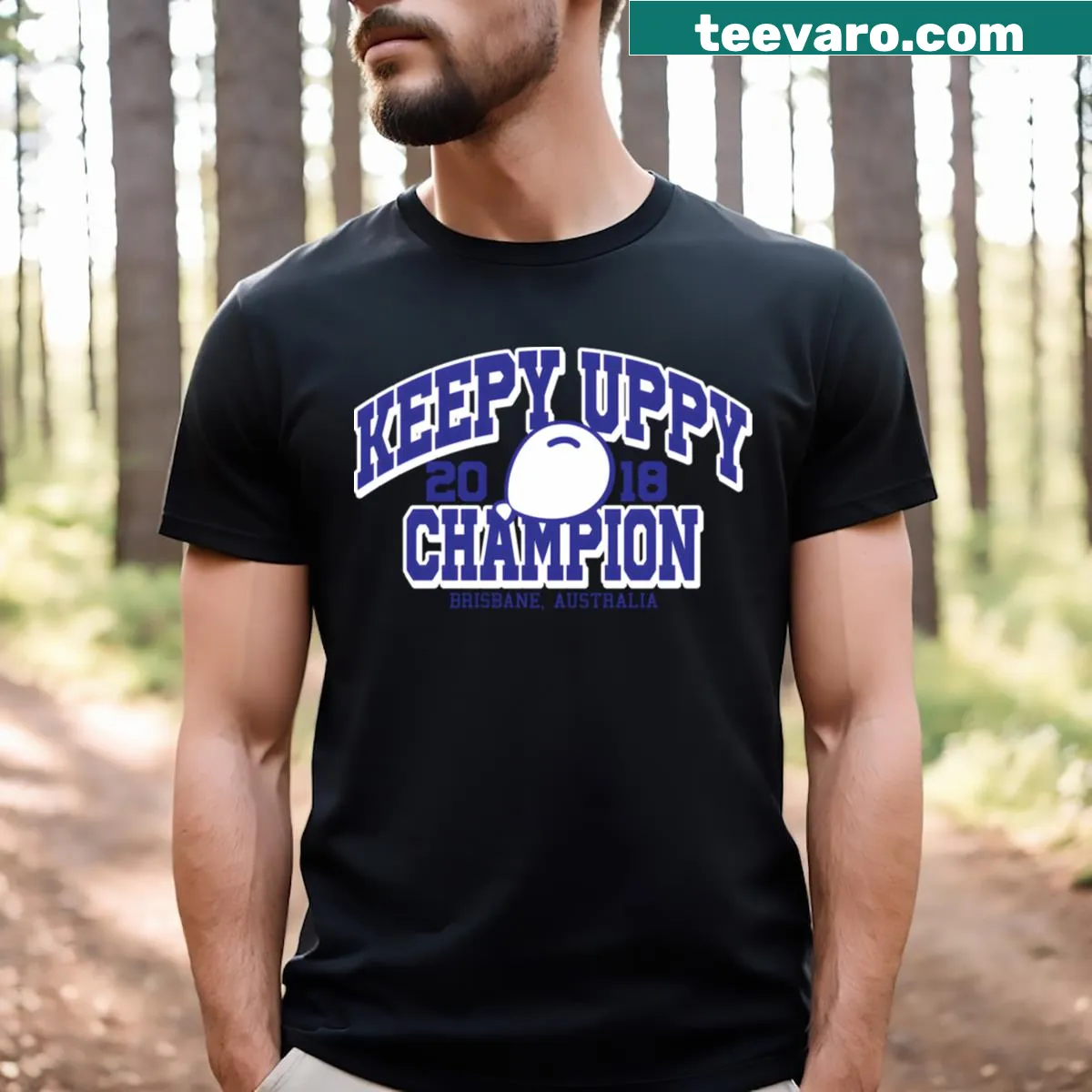 Bold text-based T-shirt declaring expertise — on a men's t-shirt