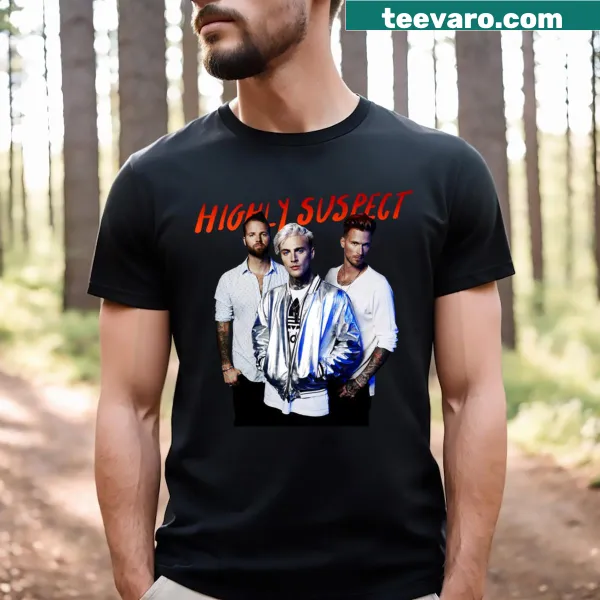 Artistic design T-shirt for Highly Suspect fans
