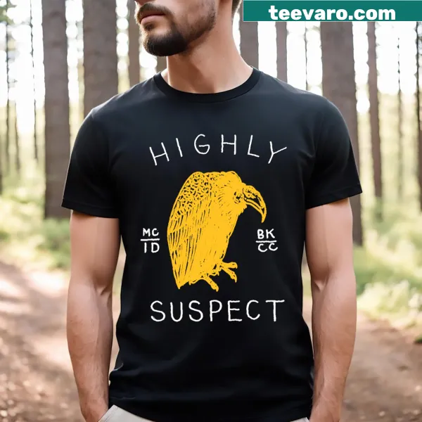Artistic t-shirt inspired by the band Highly Suspect.