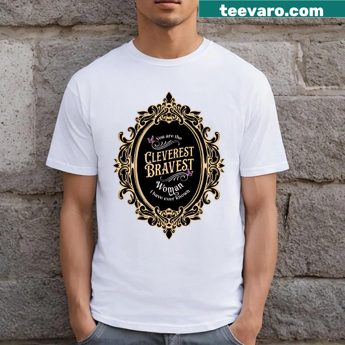 Inspirational T-shirt with quote from Colin Bridgerton — on a men's t-shirt