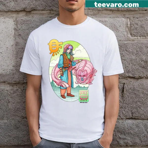 Abstract design t-shirt titled 'Painted Wastelands'