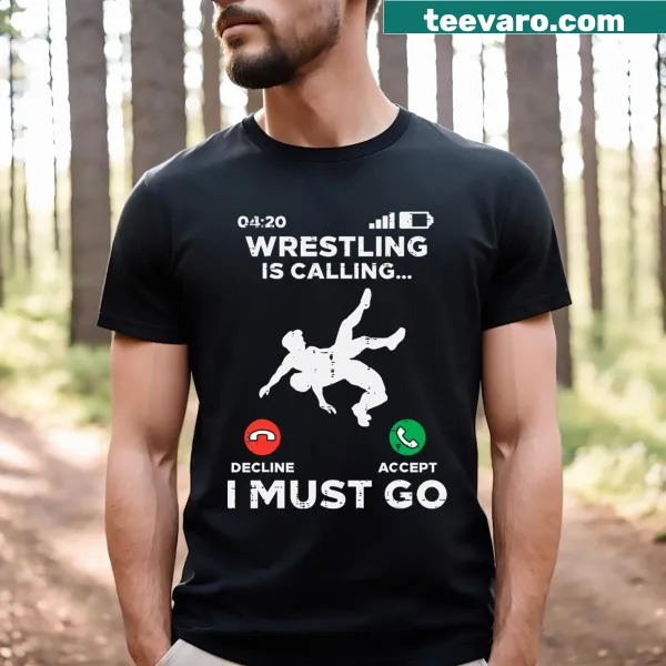 Funny wrestling-themed T-shirt for kids with bold text