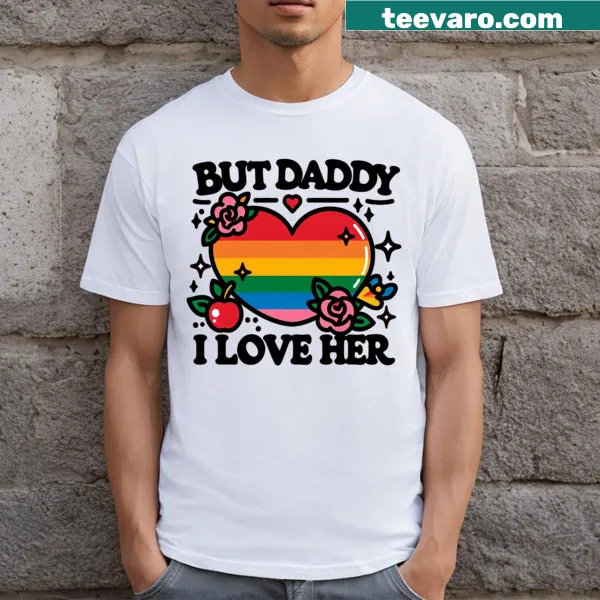Pride Month T-shirt with heartfelt text about love