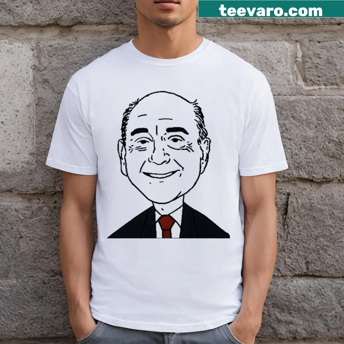 Basketball-themed t-shirt featuring Dick Vitale — on a men's t-shirt