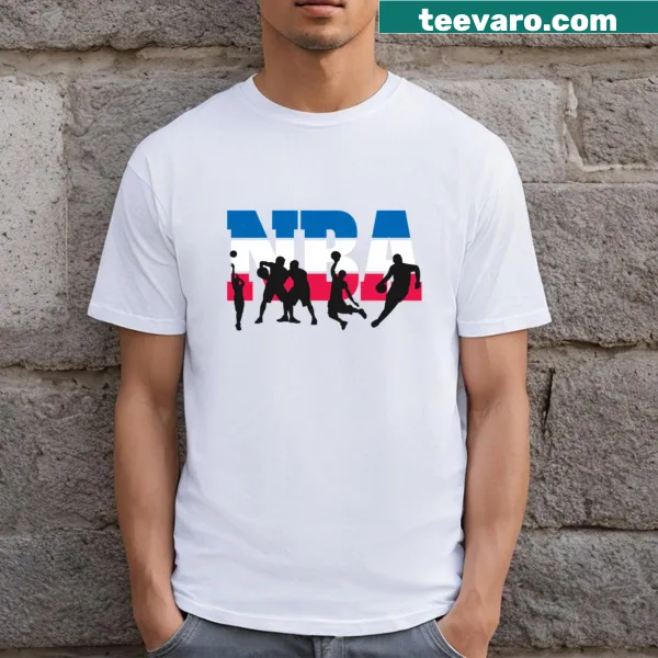 Engaging basketball inspired illustrations on T-shirt