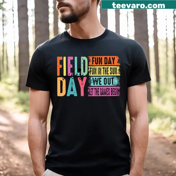 T-shirt for school field day with playful graphic