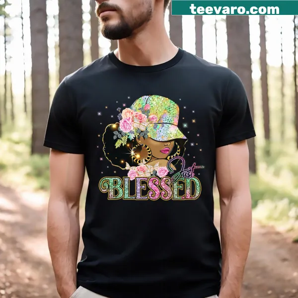 Juneteenth T-shirt featuring 'Juneteenth Queen' text with an illustration.