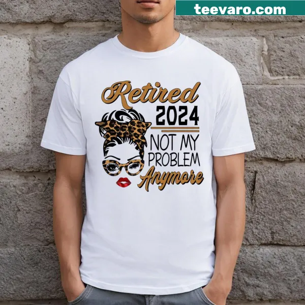 Humorous vintage shirt for grandma celebrating retirement 2024