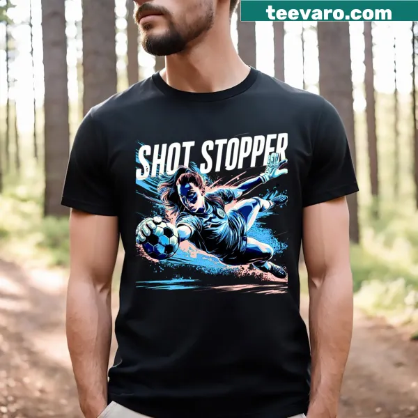 Empowering T-shirt for female goalkeepers with strong graphic