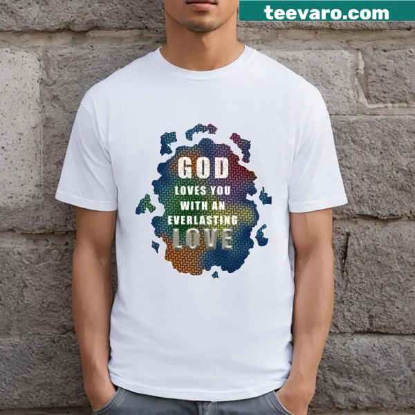 T-shirt featuring abstract design 'Cloth Of Divine Love'