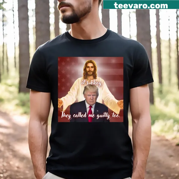Text shirt with 'Trump Support Jesus America'