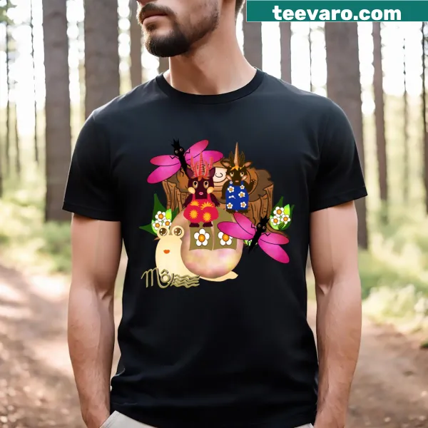 Whimsical Bliboucornes t-shirt featuring cartoon characters