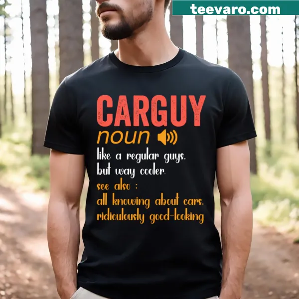 Bold 'Car Guy' T-shirt for automotive enthusiasts
