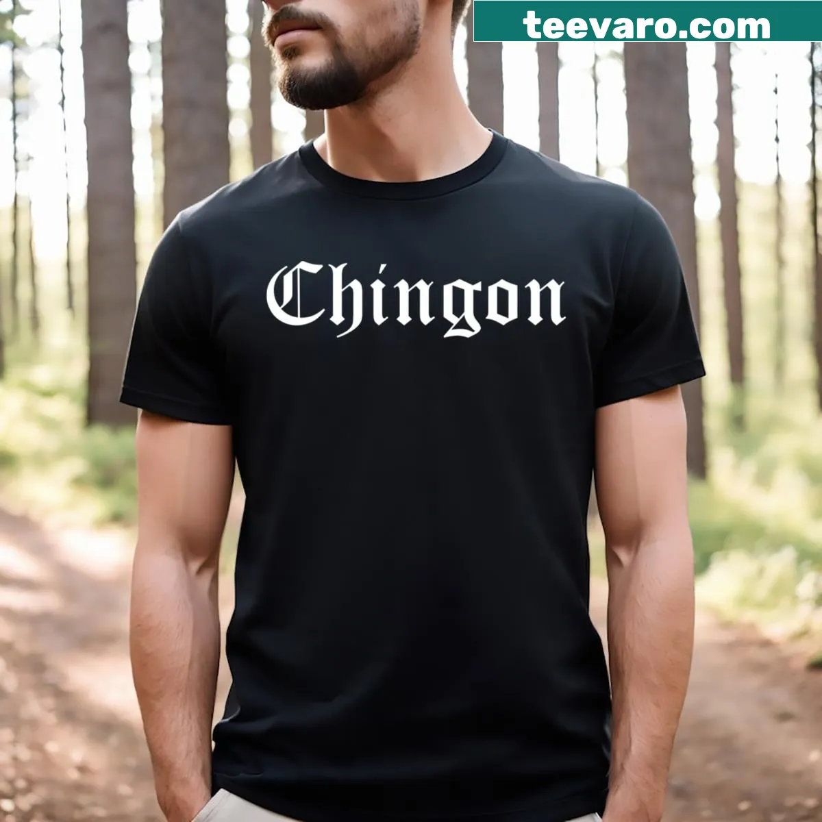 Dynamic Chingon Band Rock Mexico t-shirt celebrating music culture — on a men's t-shirt