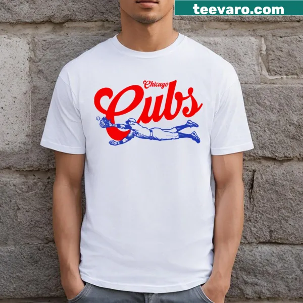 Cute graphic T-shirt featuring diving cubs in a playful design