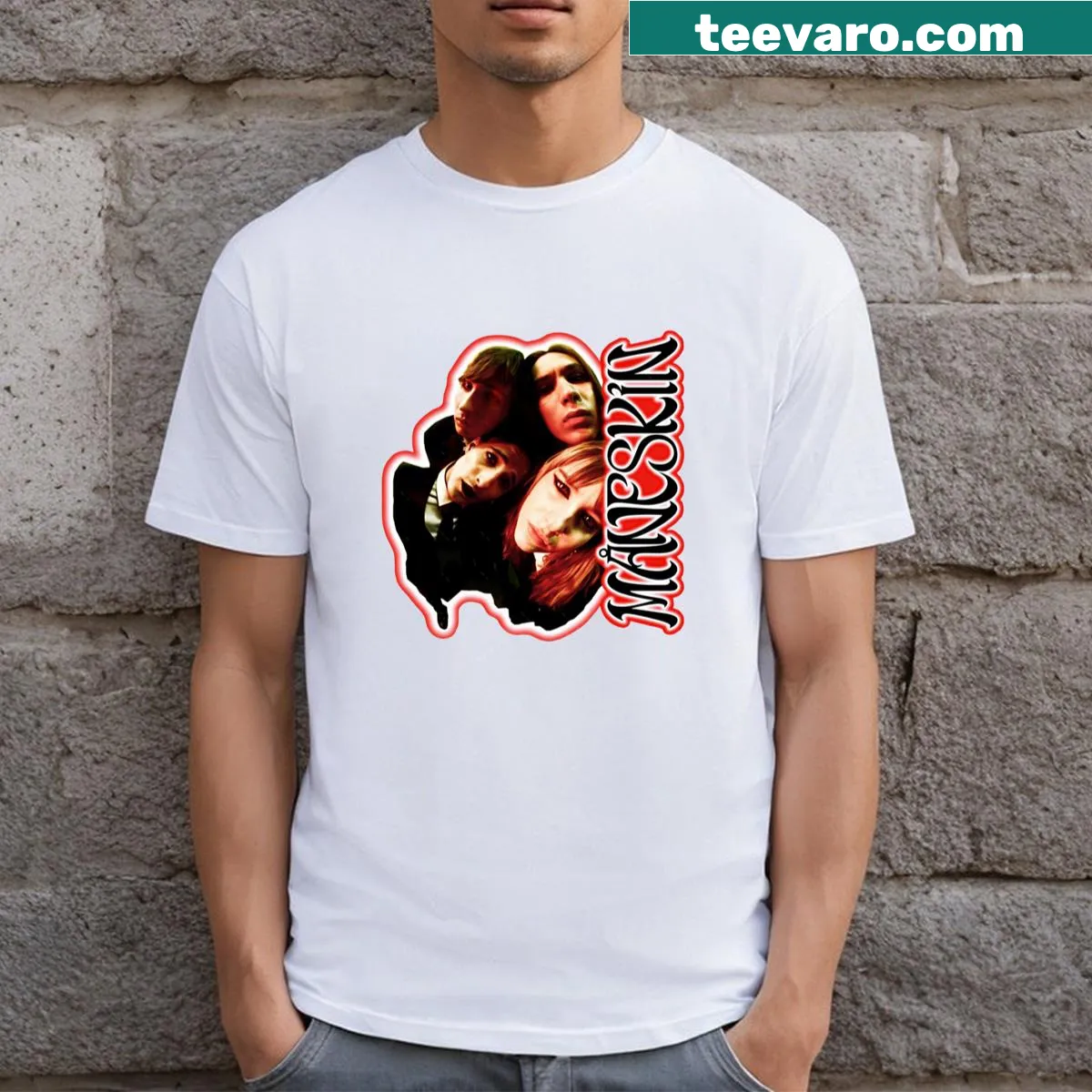 Minimalist Emotions Music essential t-shirt — on a men's t-shirt