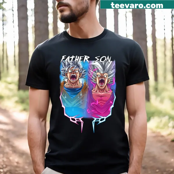 Father and Son typography T-shirt for Father's Day celebration