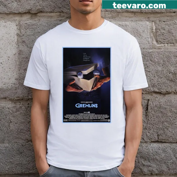 Retro Gremlins 1984 T-shirt with playful creature illustration