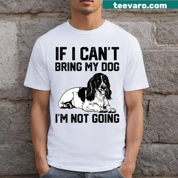Text design expressing dedication to bringing a dog along