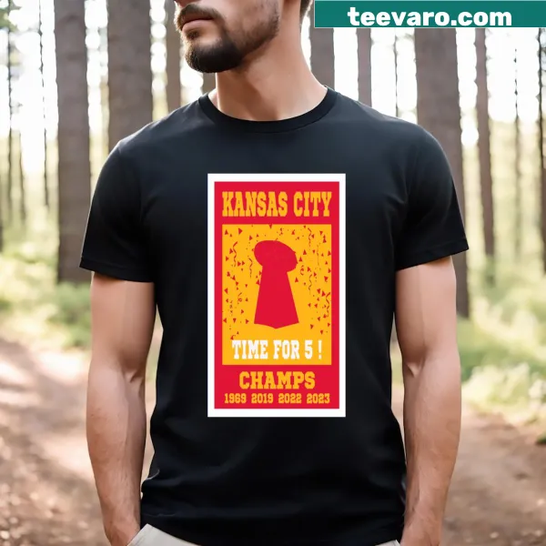 Artistic T-shirt celebrating Kansas City sports champions