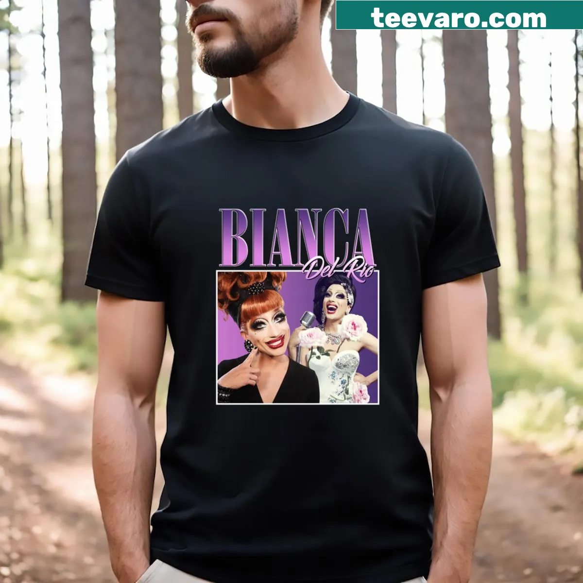 Queen-themed music t-shirt with royal and musical elements — on a men's t-shirt