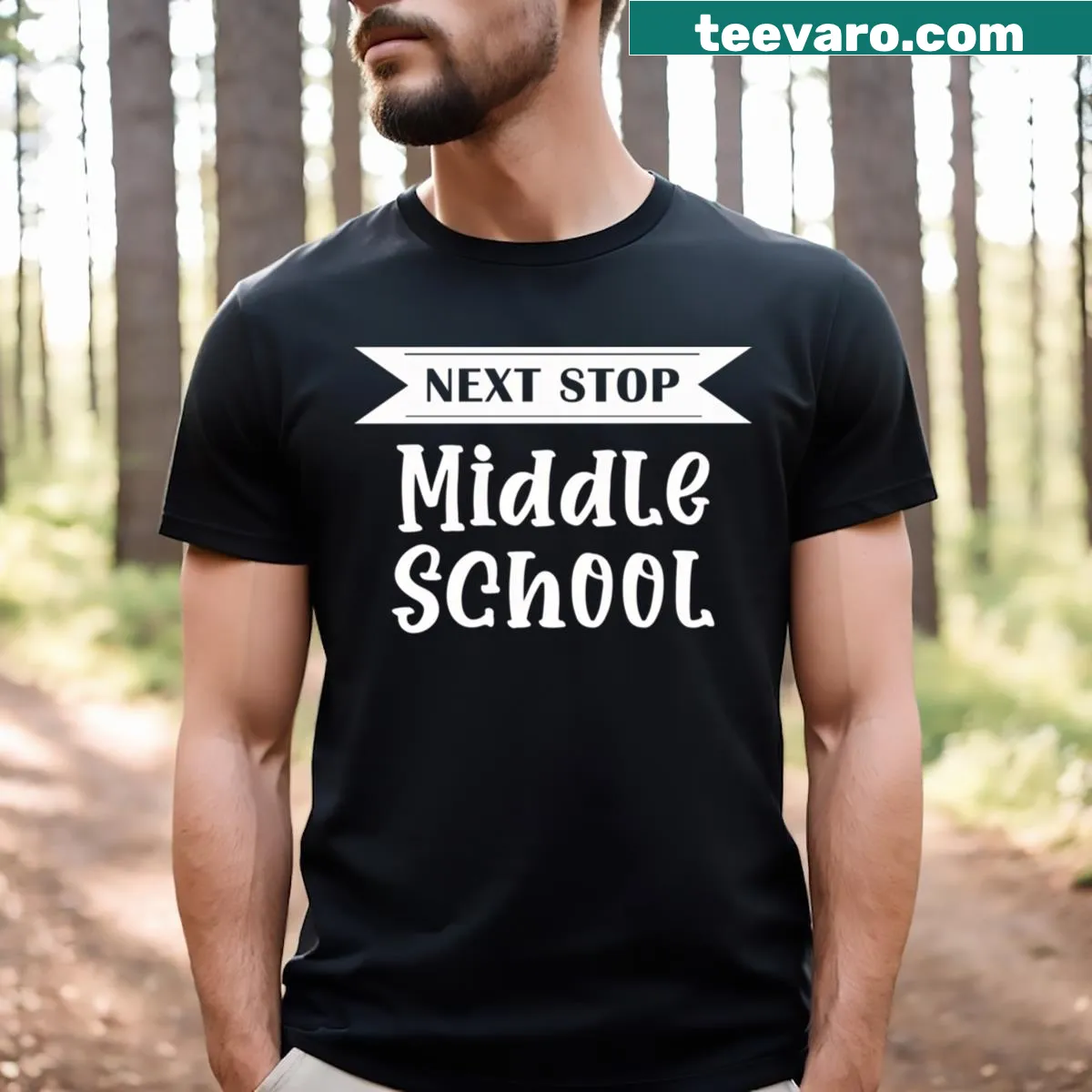 Graduation-themed t-shirt for fifth graders — on a men's t-shirt